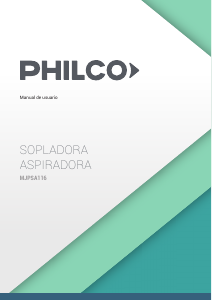 Manual de uso Philco MJPSA116 Soplador de hojas