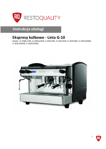 Instrukcja Restoquality G-10DC2GR3B Ekspres do espresso