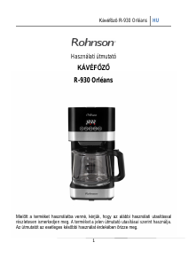Használati útmutató Rohnson R-930 Orleans Kávéautomata
