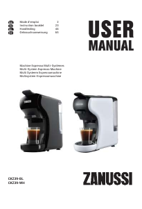 Handleiding Zanussi CKZ39-WH Espresso-apparaat