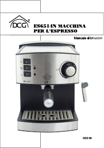 Manuale DCG ES6514N Macchina per espresso