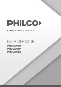 Manual de uso Philco PHBM091B Refrigerador