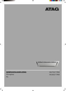 Manual ATAG WU70211RM Cooker Hood