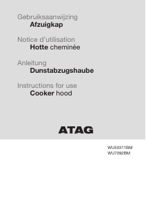 Manual ATAG WU7092BM Cooker Hood