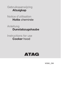 Manual ATAG WS8012DM Cooker Hood