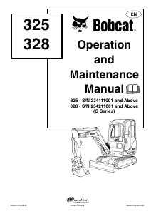 Manual Bobcat 325 Excavator