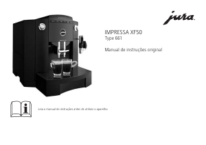 Manual Jura XF50 Máquina de café