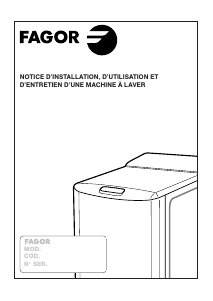 Mode d’emploi Fagor FFT 411 W Lave-linge