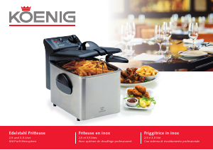 Mode d’emploi Koenig B02201 Friteuse