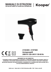 Manual Kooper 2194369 Hair Dryer