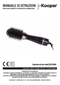 Manuale Kooper 2194317 Modellatore per capelli