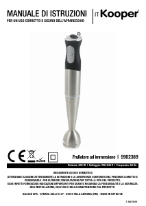 Manuale Kooper 5902389 Frullatore a mano