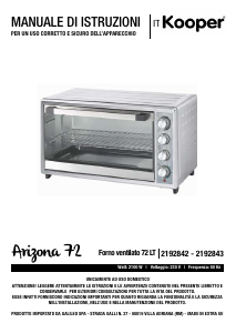 Manual Kooper 2192843 Oven
