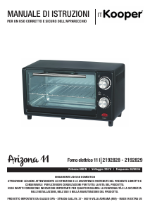 Manuale Kooper 2192828 Forno