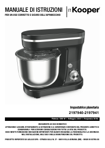 Manual Kooper 2197941 Stand Mixer