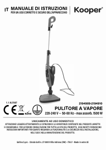 Manuale Kooper 2194910 Pulitore a vapore