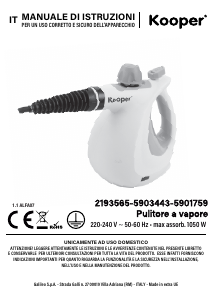 Manuale Kooper 5901759 Pulitore a vapore