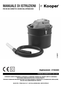 Manual Kooper 2192284 Vacuum Cleaner