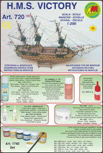 Manual de uso Mantua set 720 Boatkits HMS Victory