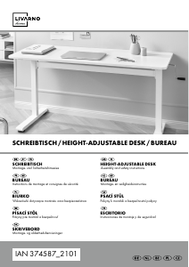 Manual Livarno IAN 374587 Desk