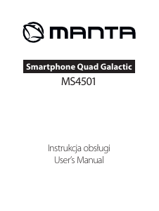 Handleiding Manta MS4501 Quad Galactic Mobiele telefoon