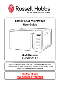 Handleiding Russell Hobbs RHEM2301S Magnetron