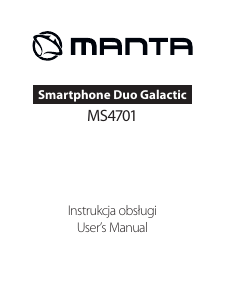 Handleiding Manta MS4701 Duo Galactic Mobiele telefoon