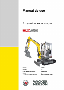Manual de uso Wacker Neuson EX28 Excavadora