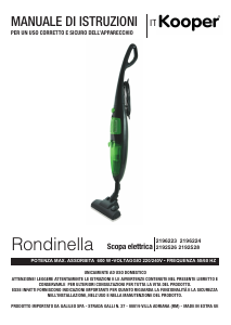 Manuale Kooper 2196223 Aspirapolvere