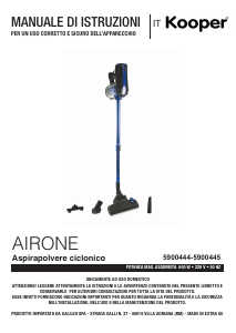 Manual Kooper 5900444 Vacuum Cleaner