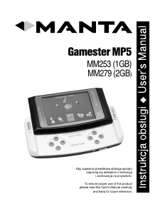 Manual Manta MM253 Gamester