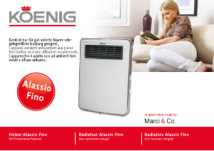 Manuale Koenig B06174 Termoventilatore