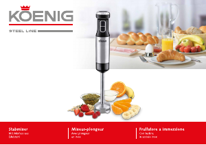 Bedienungsanleitung Koenig B04114 Stabmixer