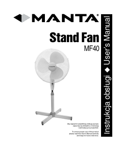 Manual Manta MF40 Fan