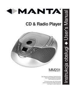 Instrukcja Manta MM201 Odtwarzacz CD