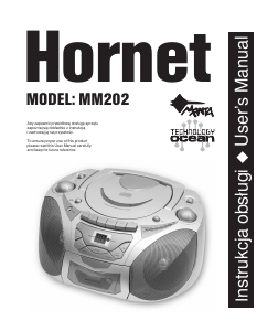 Instrukcja Manta MM202 Hornet Odtwarzacz CD