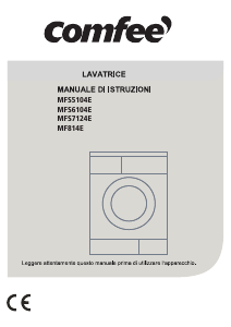 Manuale Comfee MFS5104E Lavatrice