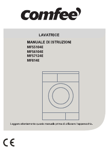 Manuale Comfee MFS6104E Lavatrice