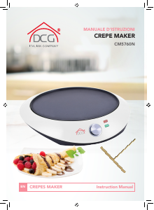 Handleiding DCG CM5760N Crepemaker