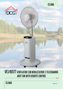 Manual DCG VE1455TT Fan