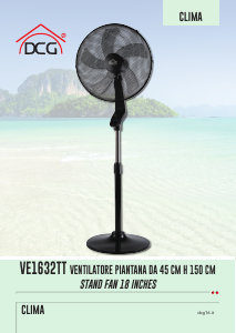 Manuale DCG VE1632TT Ventilatore