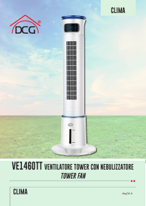 Manuale DCG VE1460TT Ventilatore