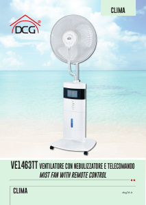 Manuale DCG VE1463TT Ventilatore