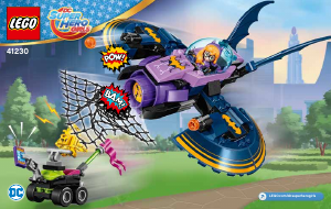 Manuale Lego set 41230 Super Hero Girls L'inseguimento sul bat-jet di Batgirl