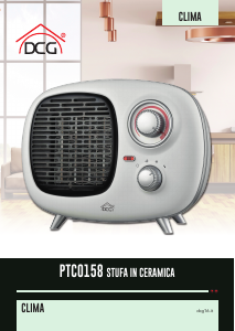 Manuale DCG PTC0158 Termoventilatore