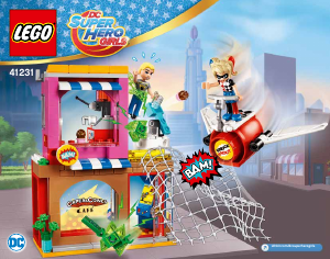 Käyttöohje Lego set 41231 Super Hero Girls Harley Quinn tulee apuun