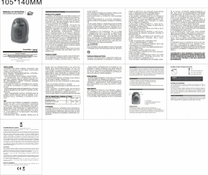 Manuale DCG HL9370N Termoventilatore