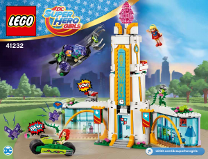 Käyttöohje Lego set 41232 Super Hero Girls Supersankarien high school