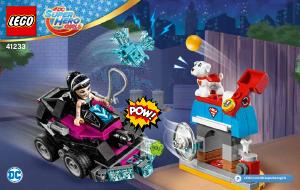 Käyttöohje Lego set 41233 Super Hero Girls Lashina ja tankki