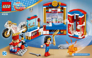 Bruksanvisning Lego set 41235 Super Hero Girls Wonder Woman med Studenthybel